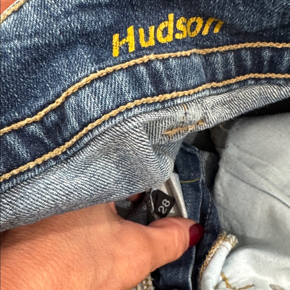 Hudson Iconic Vintage Flap Pocket Bootcut/Flare Jeans Sz 28 - Picture 7 of 7